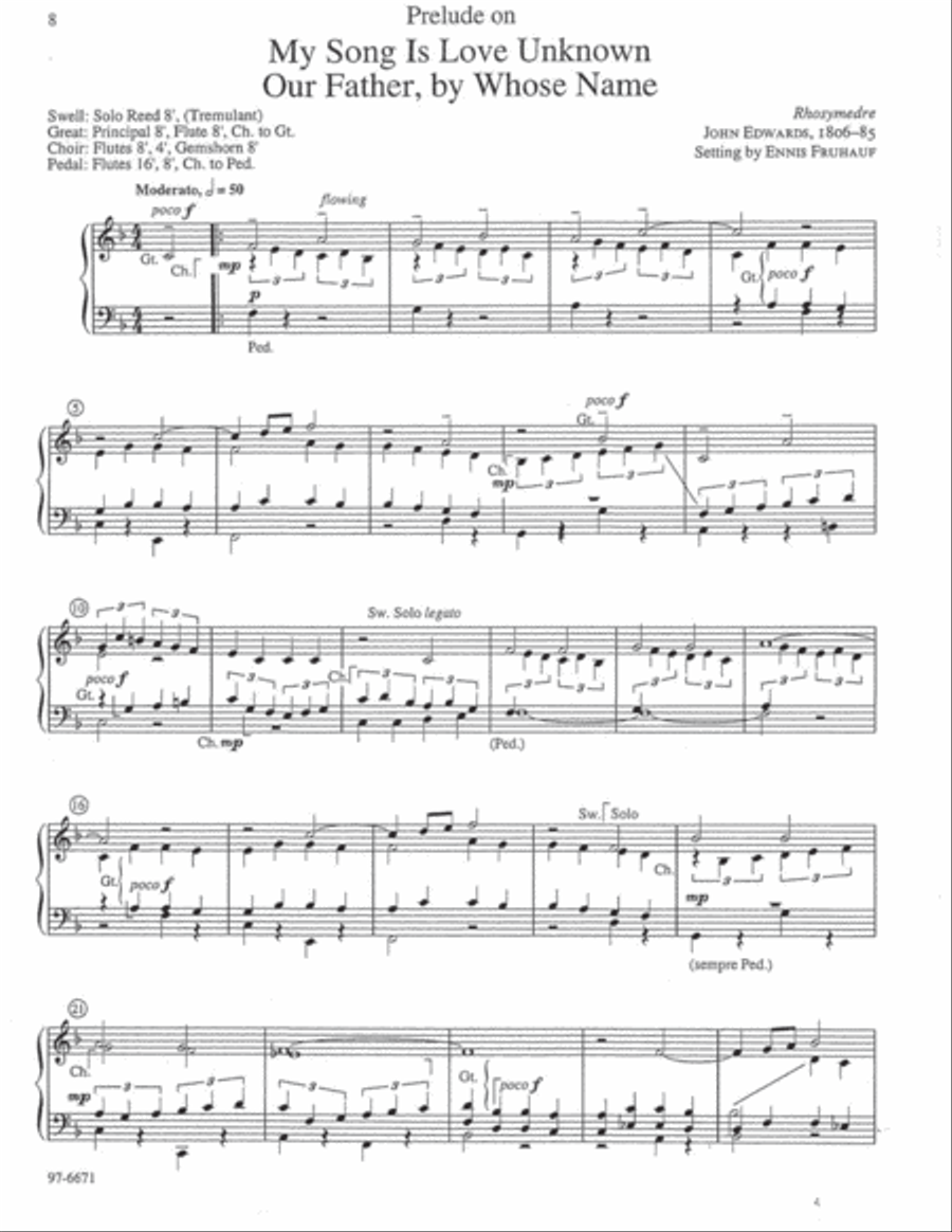 Welsh Hymn Tune Preludes Welsh Hymn Tune Preludes Organ scores gallery preview page 4