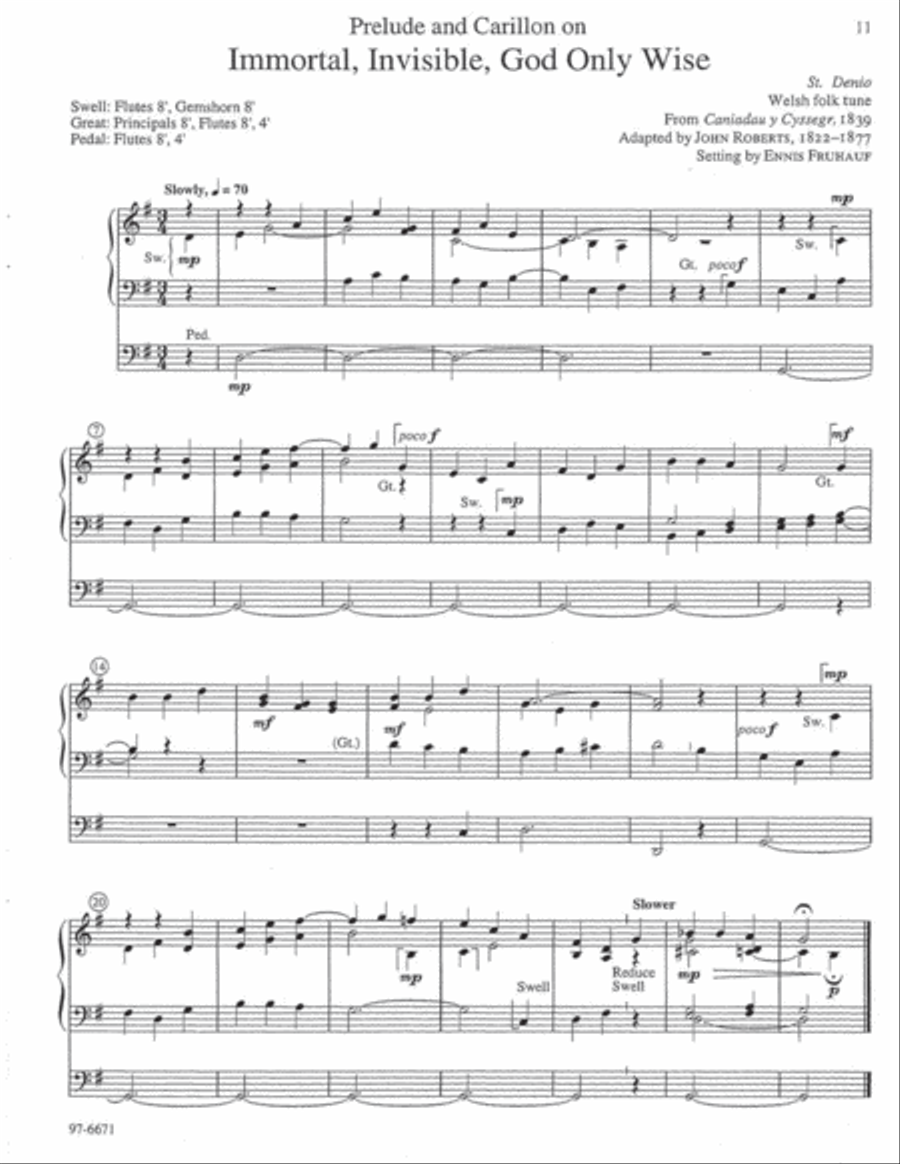 Welsh Hymn Tune Preludes Welsh Hymn Tune Preludes Organ scores gallery preview page 5
