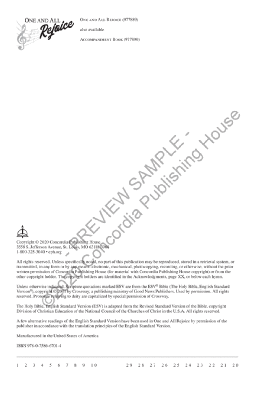 One and All Rejoice One and All Rejoice Collection / Songbook scores gallery preview page 3