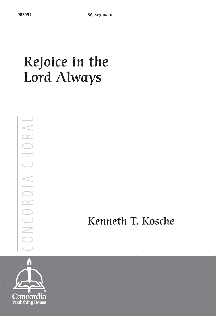 Rejoice in the Lord Always Choir scores gallery preview page 1