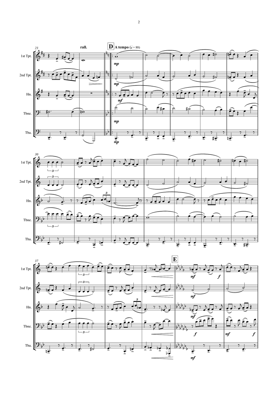 Body And Soul Body And Soul Brass Quintet scores gallery preview page 2