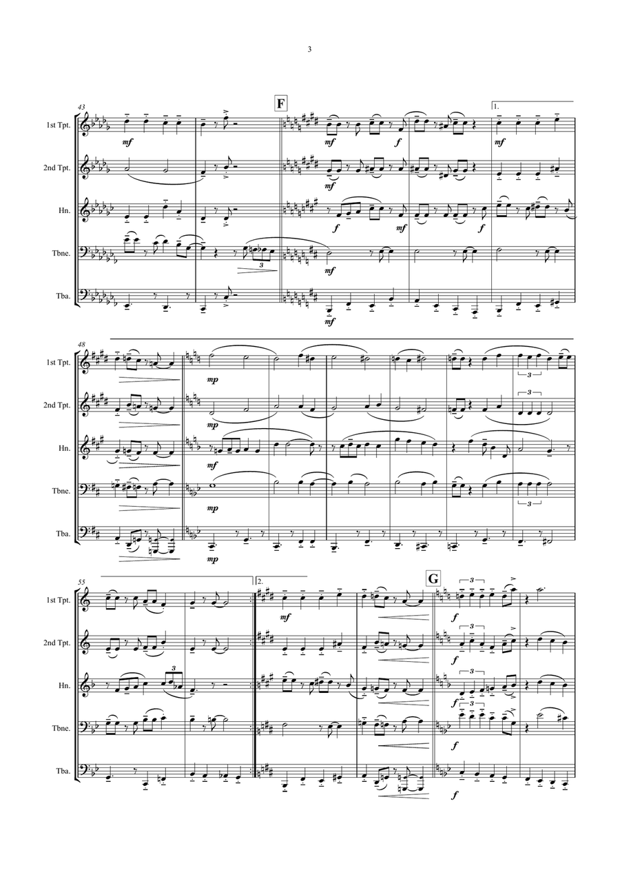 Body And Soul Body And Soul Brass Quintet scores gallery preview page 3