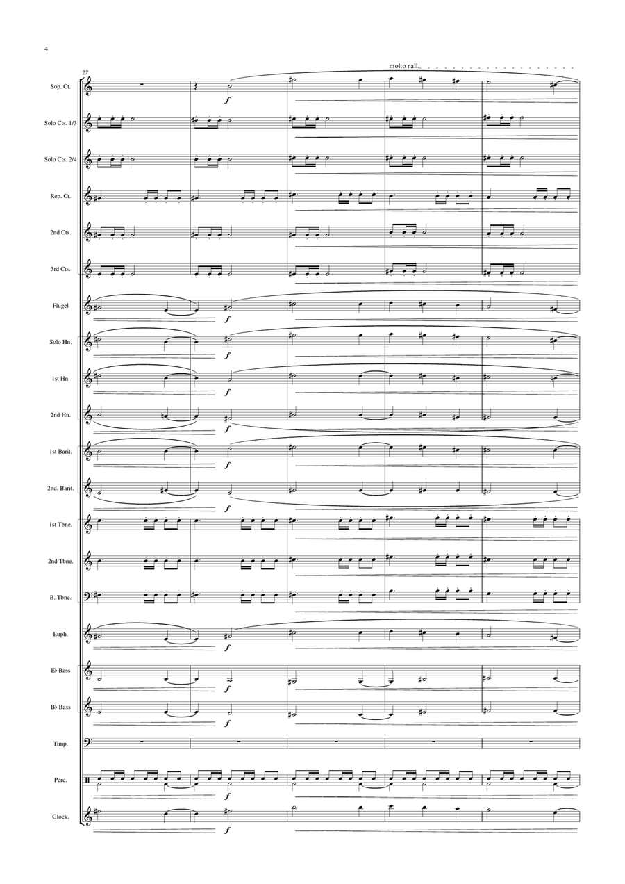 A Christmas Fanfare Brass Band scores gallery preview page 4