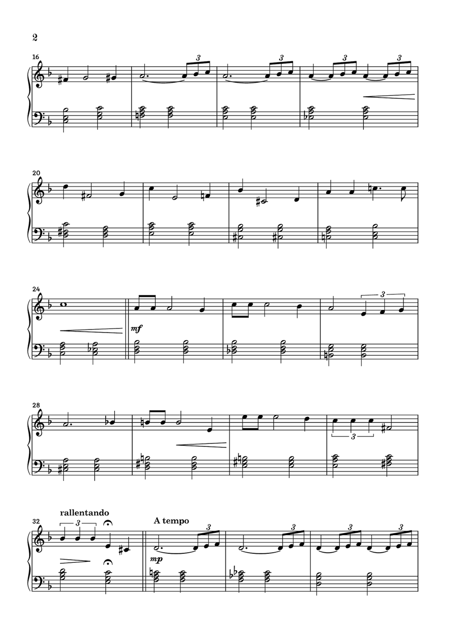 Moonlight Serenade Easy Piano scores gallery preview page 2