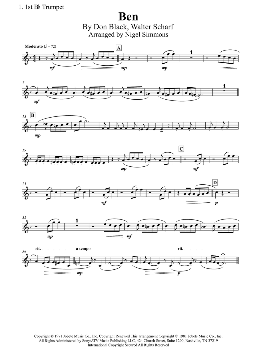 Ben Ben Brass Quintet scores gallery preview page 4
