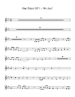 One Piece OP 1 - We Are! Violin