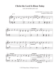 Christ the Lord Is Risen Today mini preview