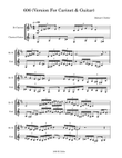 606 (Version For Clarinet & Guitar)