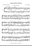 Leise rieselt der Schnee for Piano Solo (Snow falls softly at night)