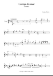 Cantiga de ninar (Lullaby)