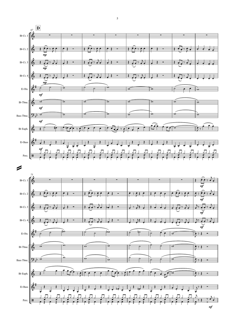 The Bare Necessities Brass Ensemble scores gallery preview page 5