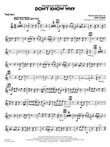 Don't Know Why (arr. Paul Murtha) - Tenor Sax 1