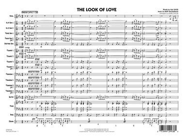 The Look of Love (arr. Mark Taylor) - Full Score