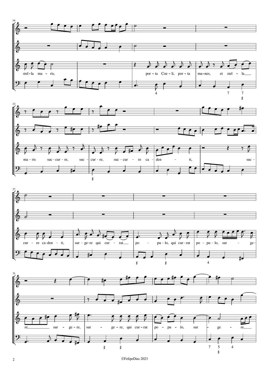 Alma Redemptoris mater Alma Redemptoris mater Small Ensemble scores gallery preview page 2