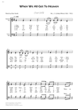 When We All Get To Heaven - Choir SATB mini preview
