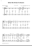 When We All Get To Heaven - Choir SATB - W/Chords mini preview