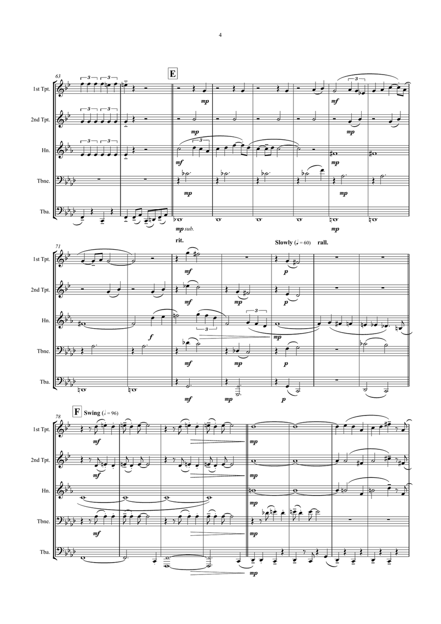 Caravan Caravan Brass Quintet scores gallery preview page 4