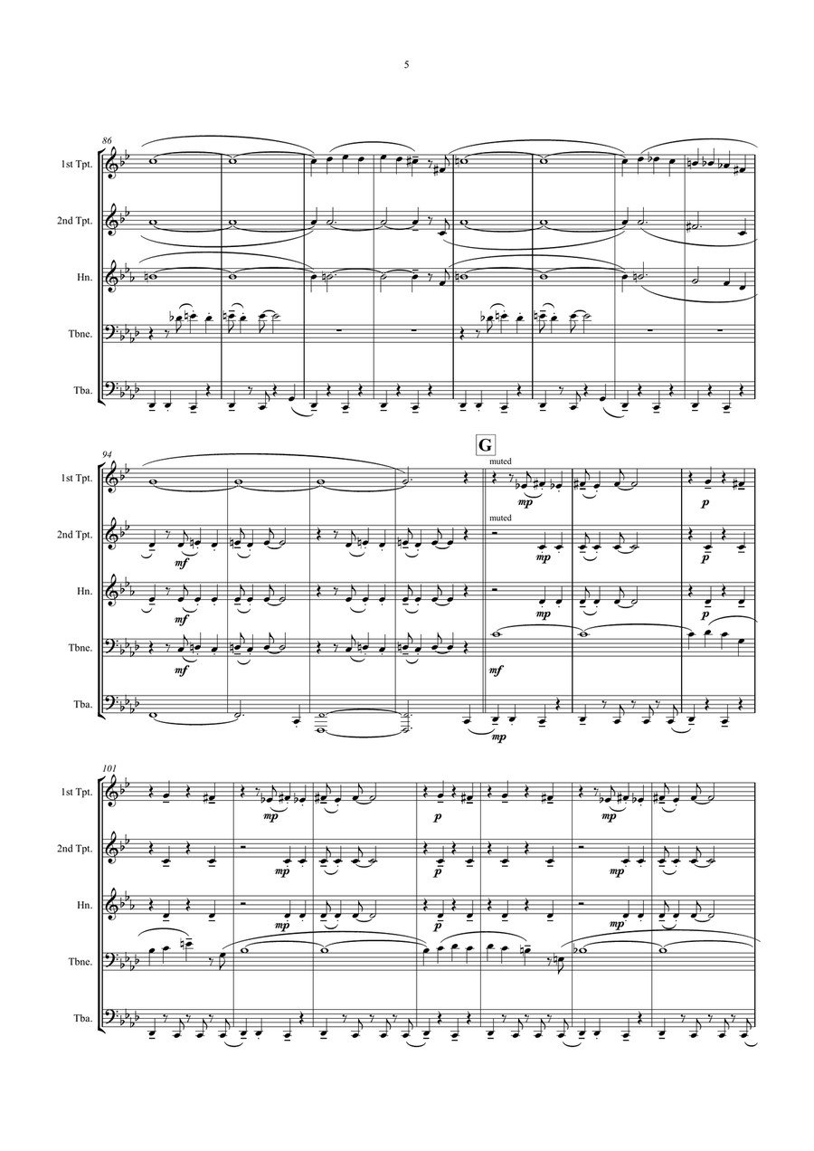 Caravan Caravan Brass Quintet scores gallery preview page 5