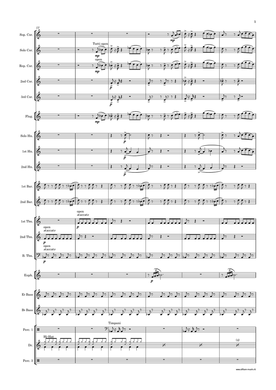 From The Source To The Sea Brass Band scores gallery preview page 6