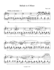 Ballade in A Minor