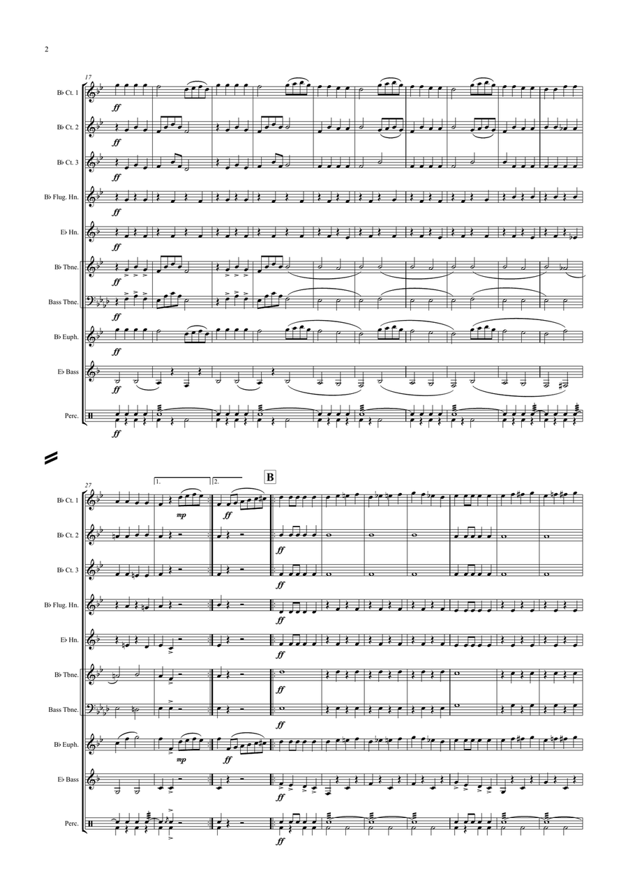 The Corcoran Cadets The Corcoran Cadets Brass Ensemble scores gallery preview page 2