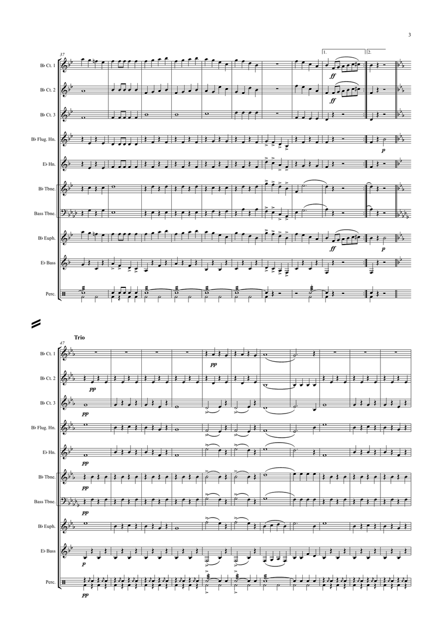 The Corcoran Cadets The Corcoran Cadets Brass Ensemble scores gallery preview page 3