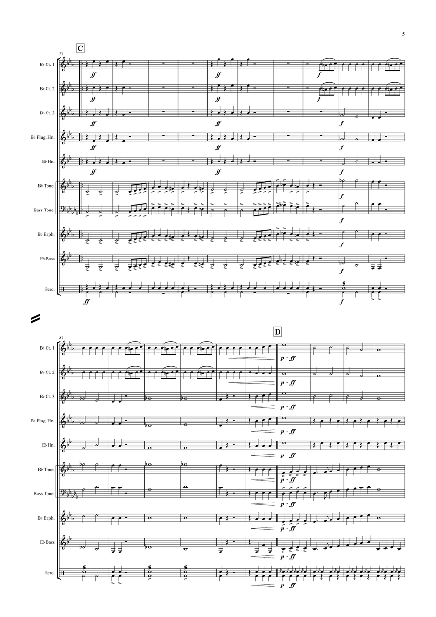 The Corcoran Cadets The Corcoran Cadets Brass Ensemble scores gallery preview page 5