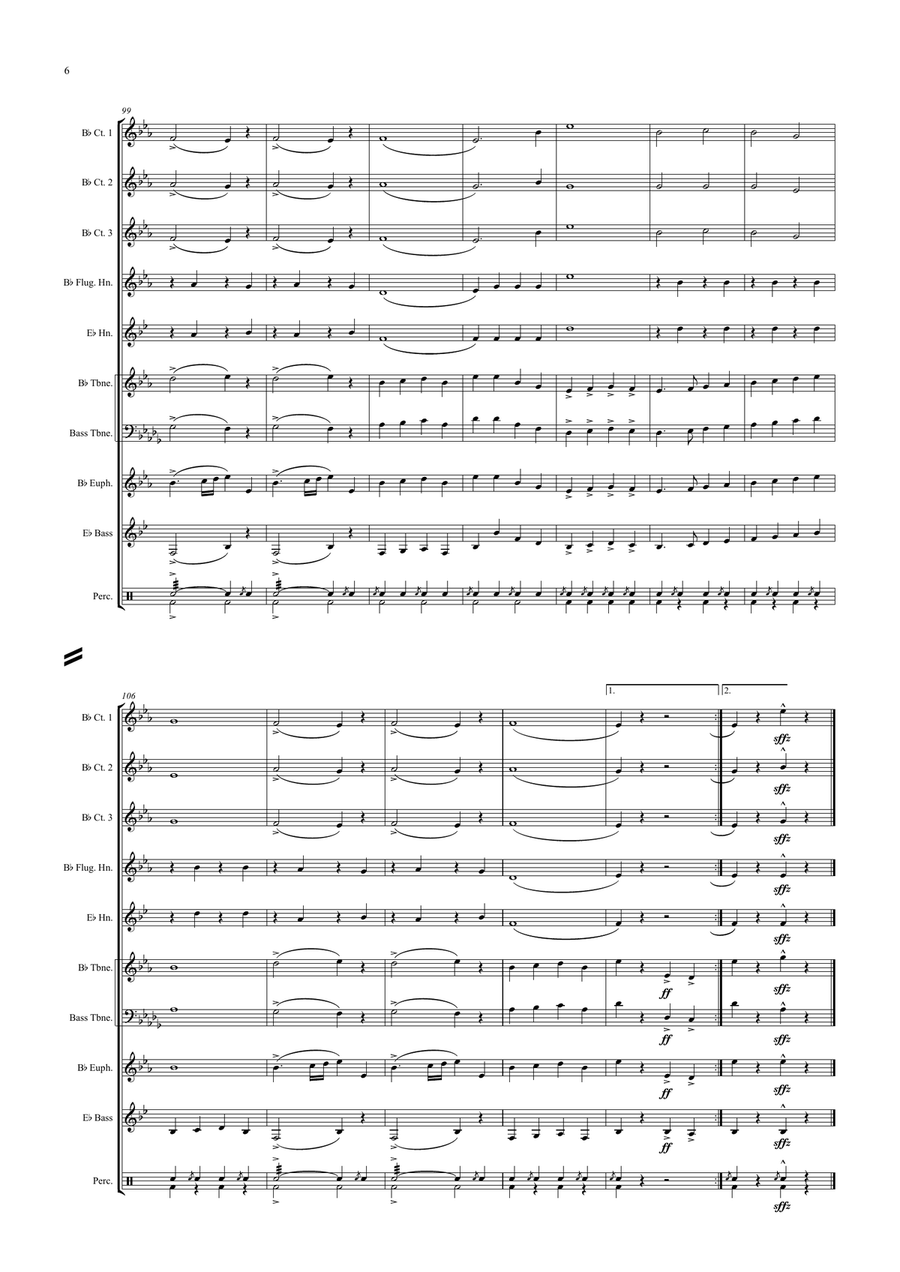 The Corcoran Cadets The Corcoran Cadets Brass Ensemble scores gallery preview page 6