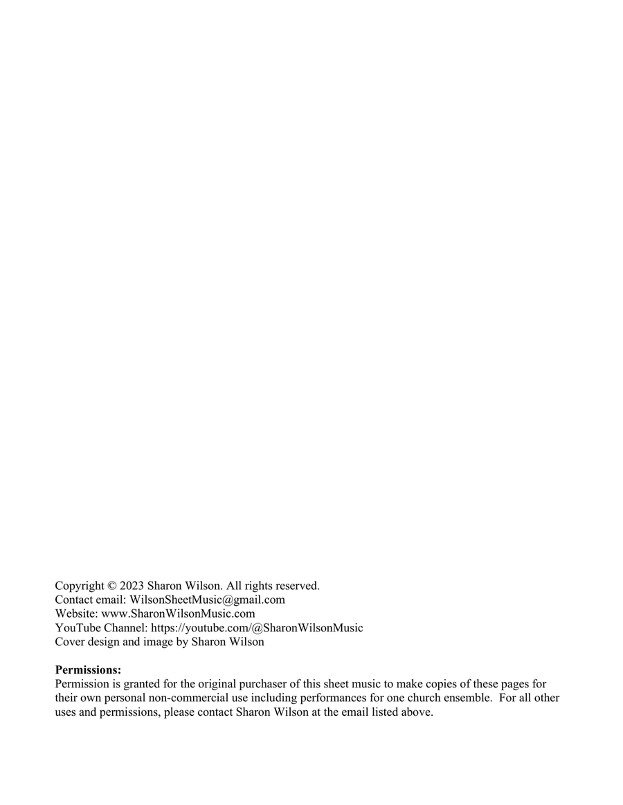 The Holy City (for Flute and/or Violin Duet with Piano Accompaniment) Flute scores gallery preview page 2
