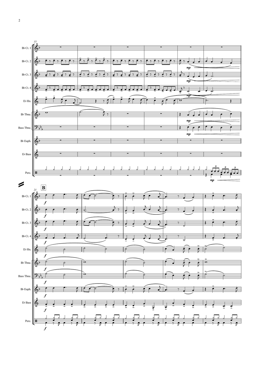 Daydream Believer Daydream Believer Brass Ensemble scores gallery preview page 2