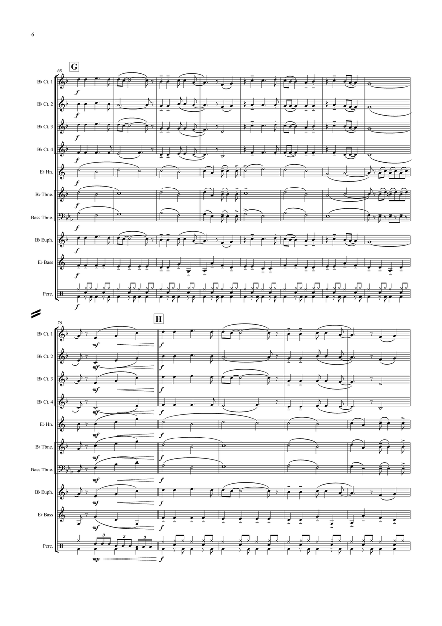 Daydream Believer Daydream Believer Brass Ensemble scores gallery preview page 6
