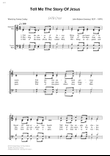 Tell Me The Story Of Jesus - SATB Choir mini preview