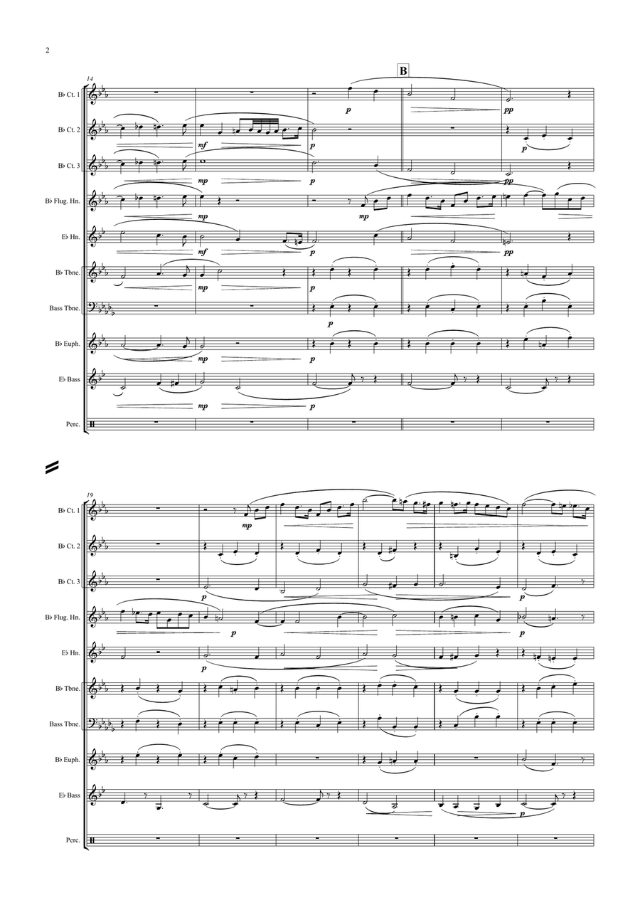 Elsa's Procession To The Minster (Lohengrin) Brass Ensemble scores gallery preview page 2