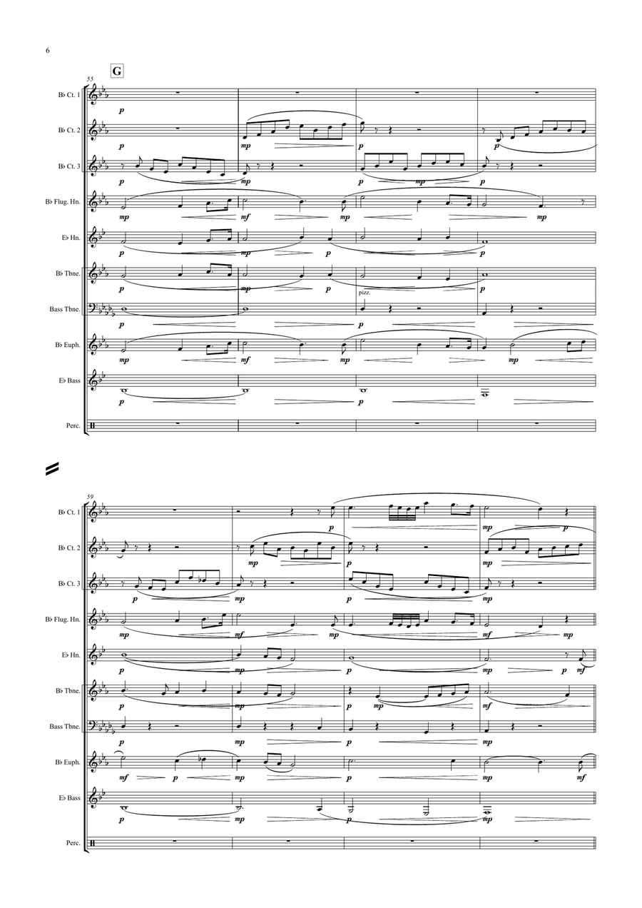 Elsa's Procession To The Minster (Lohengrin) Brass Ensemble scores gallery preview page 6