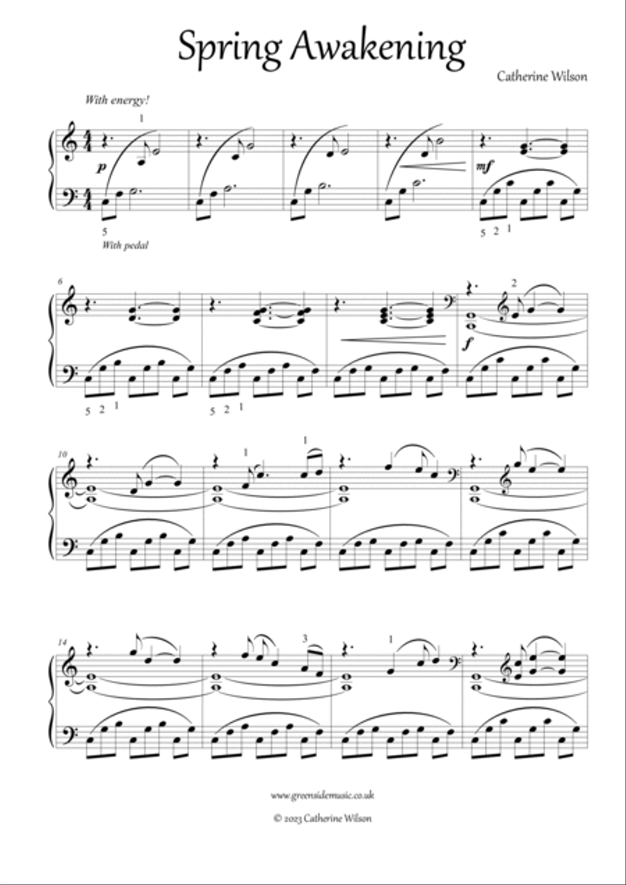 Spring Awakening Piano Method scores gallery preview page 2