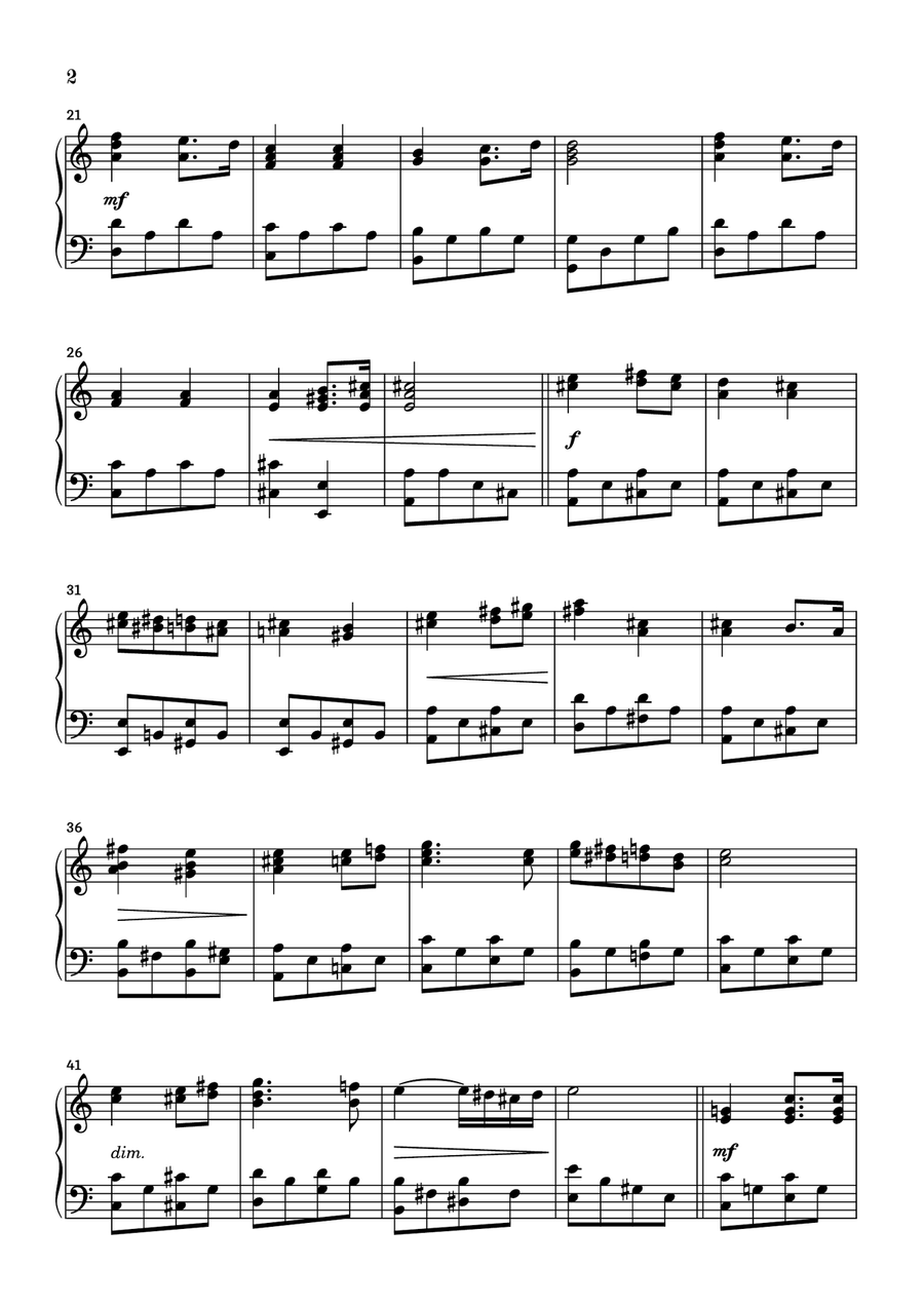 Bridal Chorus Piano Solo scores gallery preview page 2