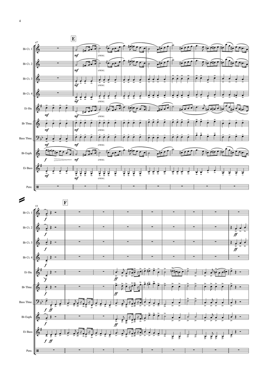 Entry Of The Guests (Tannhauser) Brass Ensemble scores gallery preview page 4