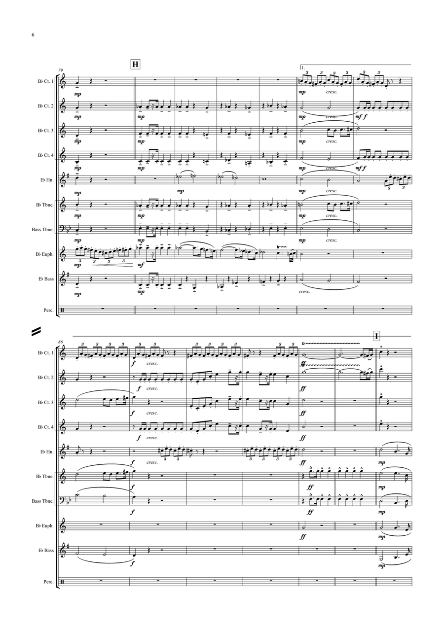 Entry Of The Guests (Tannhauser) Brass Ensemble scores gallery preview page 6
