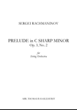 Prelude In C-sharp Minor