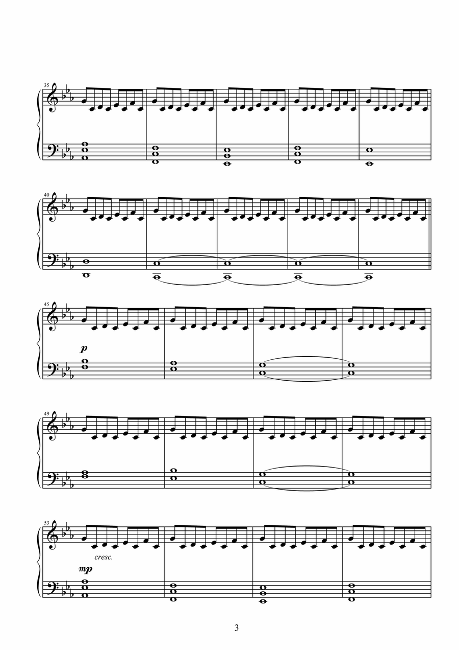 Obscura (foglio album) Piano Solo scores gallery preview page 4