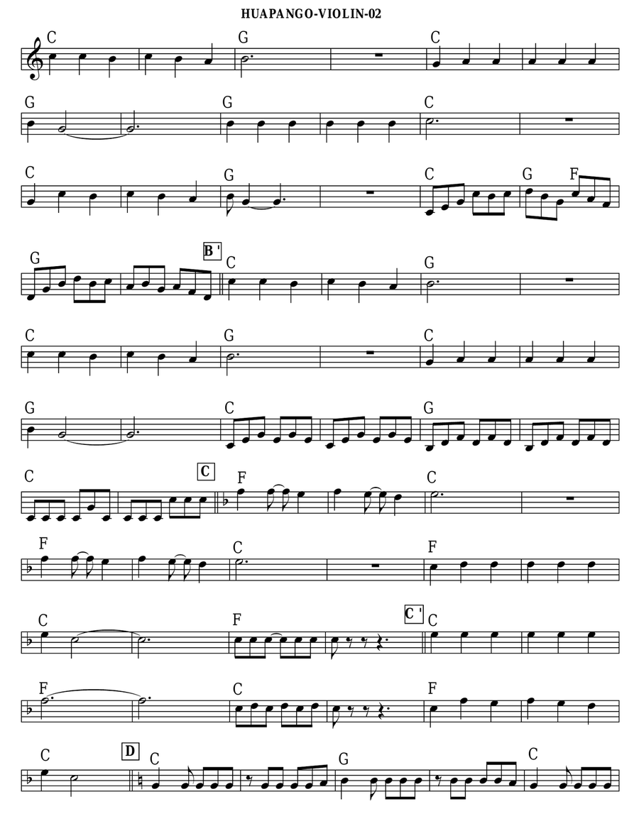 Huapango Huapango Violin Solo scores gallery preview page 2