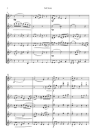 Jacaranda. Original Tango for Clarinet Choir Clarinet Choir scores gallery preview page 3