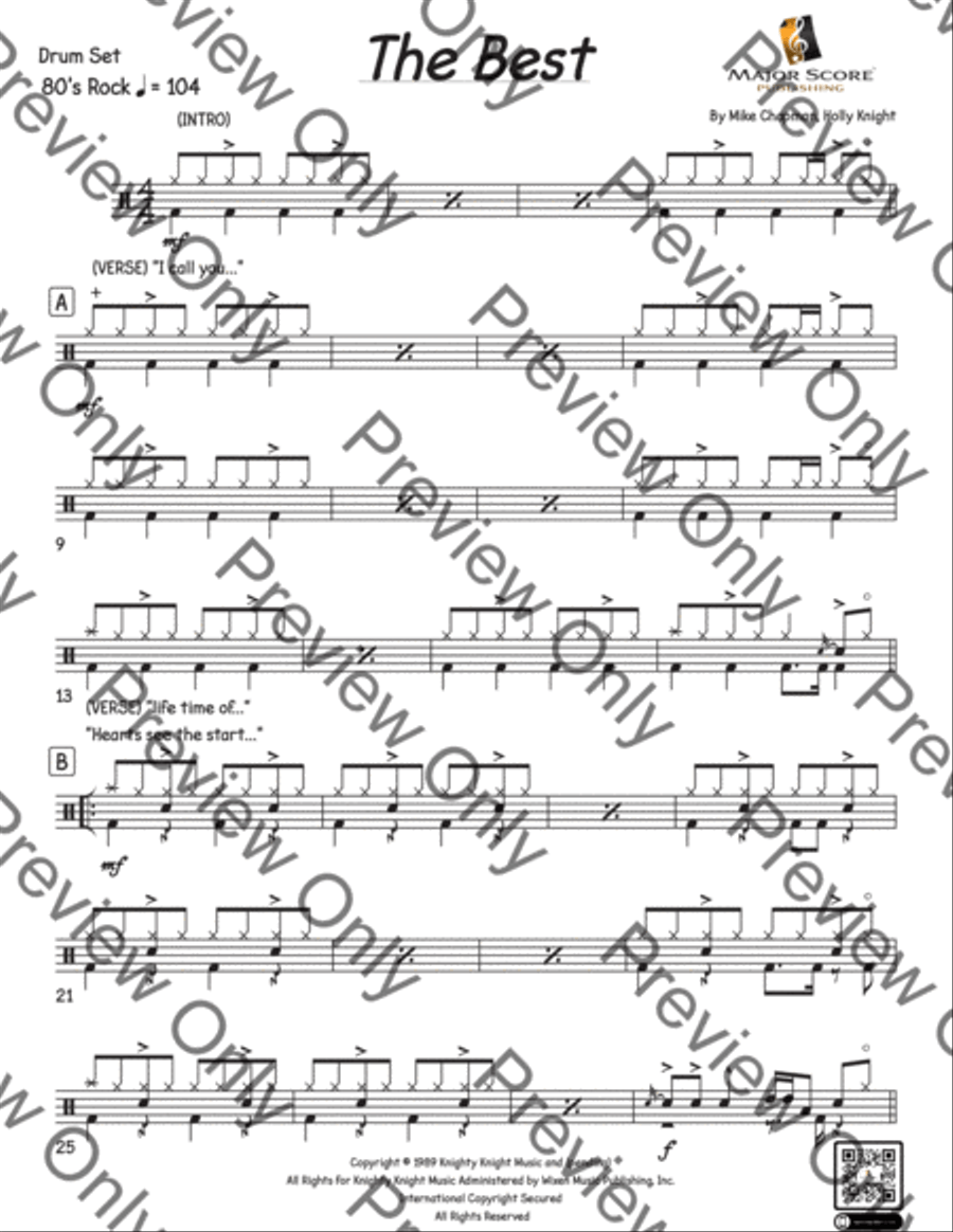 The Best (simply The Best) Jazz Ensemble scores gallery preview page 3