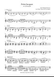Frère Jacques for Glockenspiel