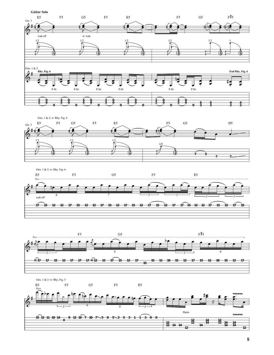 If Darkness Had A Son If Darkness Had A Son Electric Guitar scores gallery preview page 5