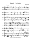 Duet for Two Violins