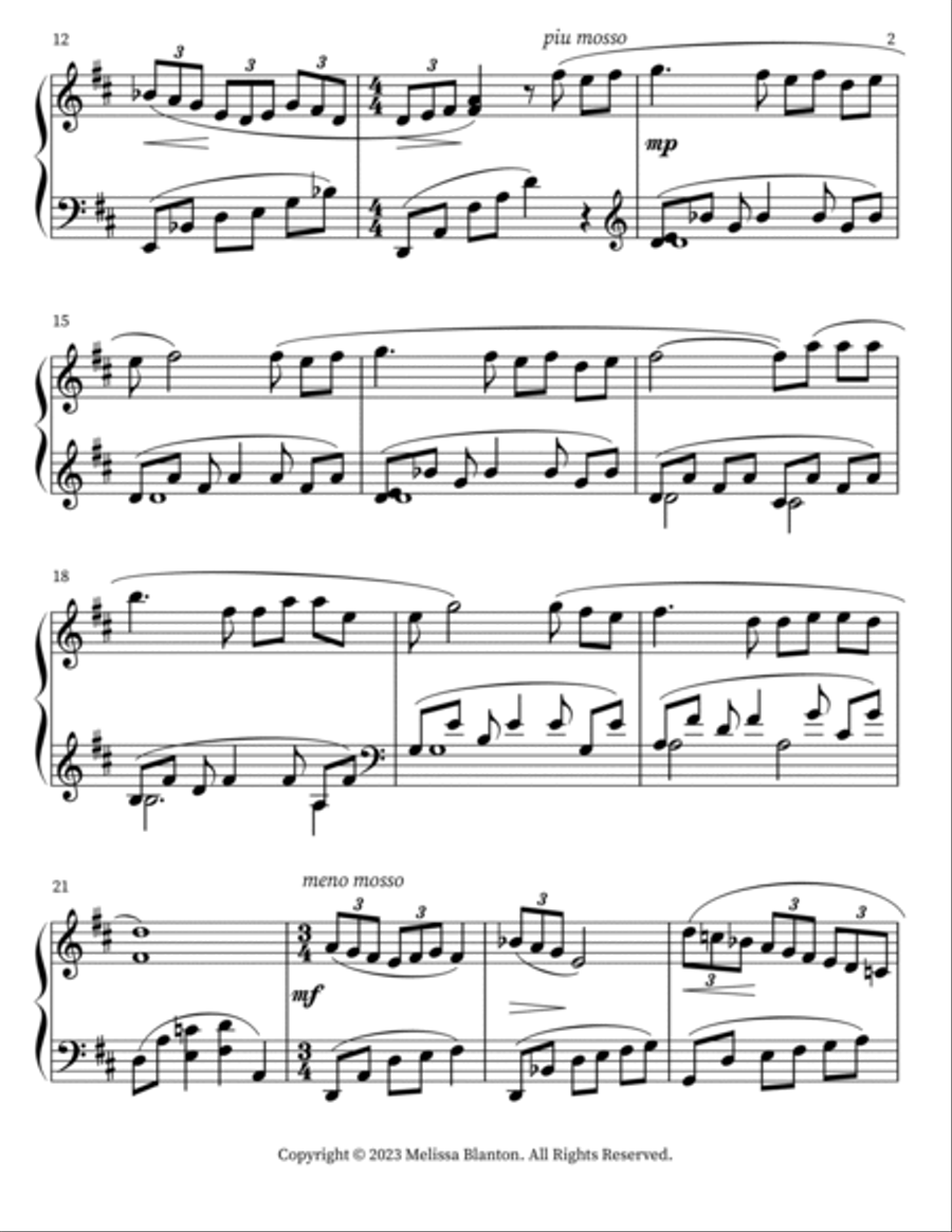 Finlandia Piano scores gallery preview page 2
