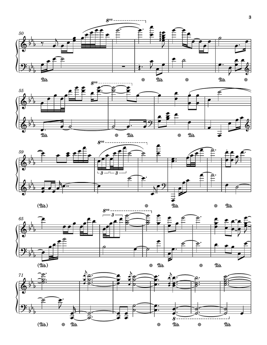 A Time For Us (love Theme) Piano Solo scores gallery preview page 3