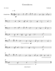 Greensleeves - Lead Sheet for Double Bass  mini preview