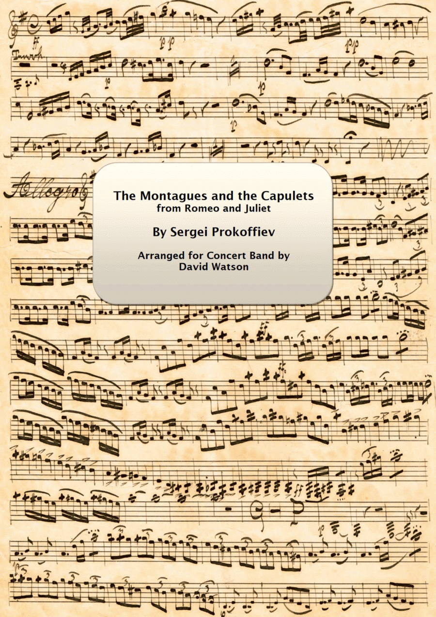 The Montagues and the Capulets from Romeo and Juliet Concert Band scores gallery preview page 1